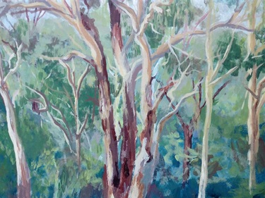 Eltham River Guache - Josephine Armstraong