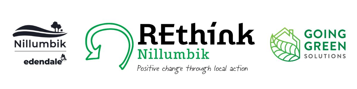 This is a banner that says rethink nillumbik